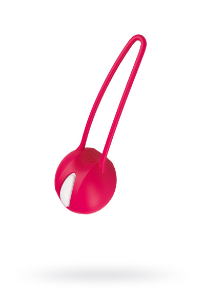 Вагинальный шарик  Fun  Factory SMARTBALL UNO, красно-белый, 11,0 см, Ø 3,7